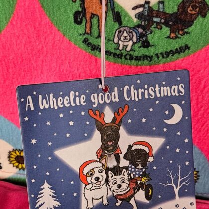A wheelie good Christmas Car Air Freshener
