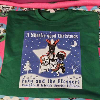 A wheelie good Christmas Green T-shirt